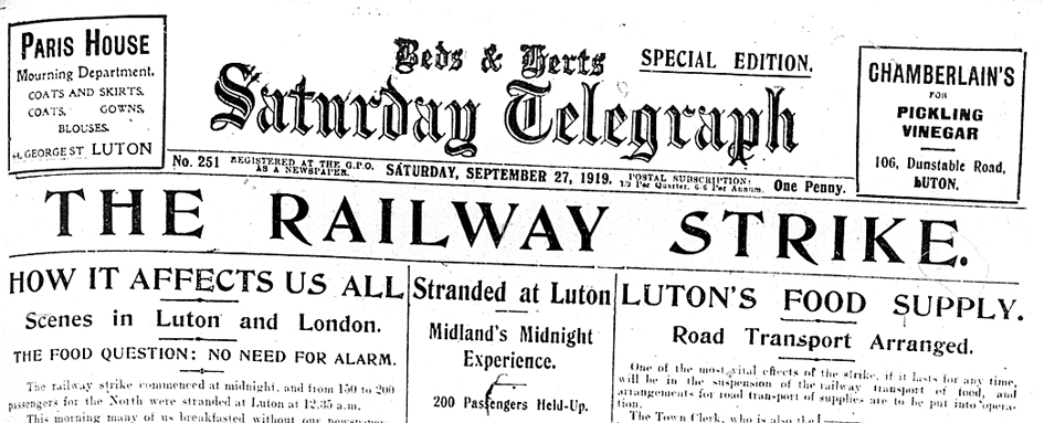 Rail strike heading1